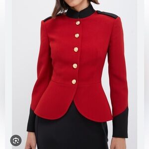 NWOT Tuckernuck Carmine Red and Black Ada Jacket Large